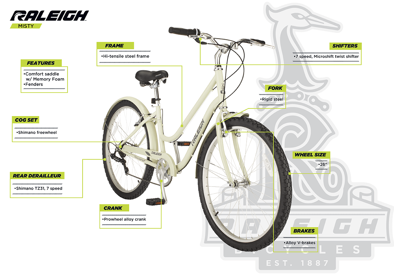 Misty - Comfort Bike (26") - infographic 