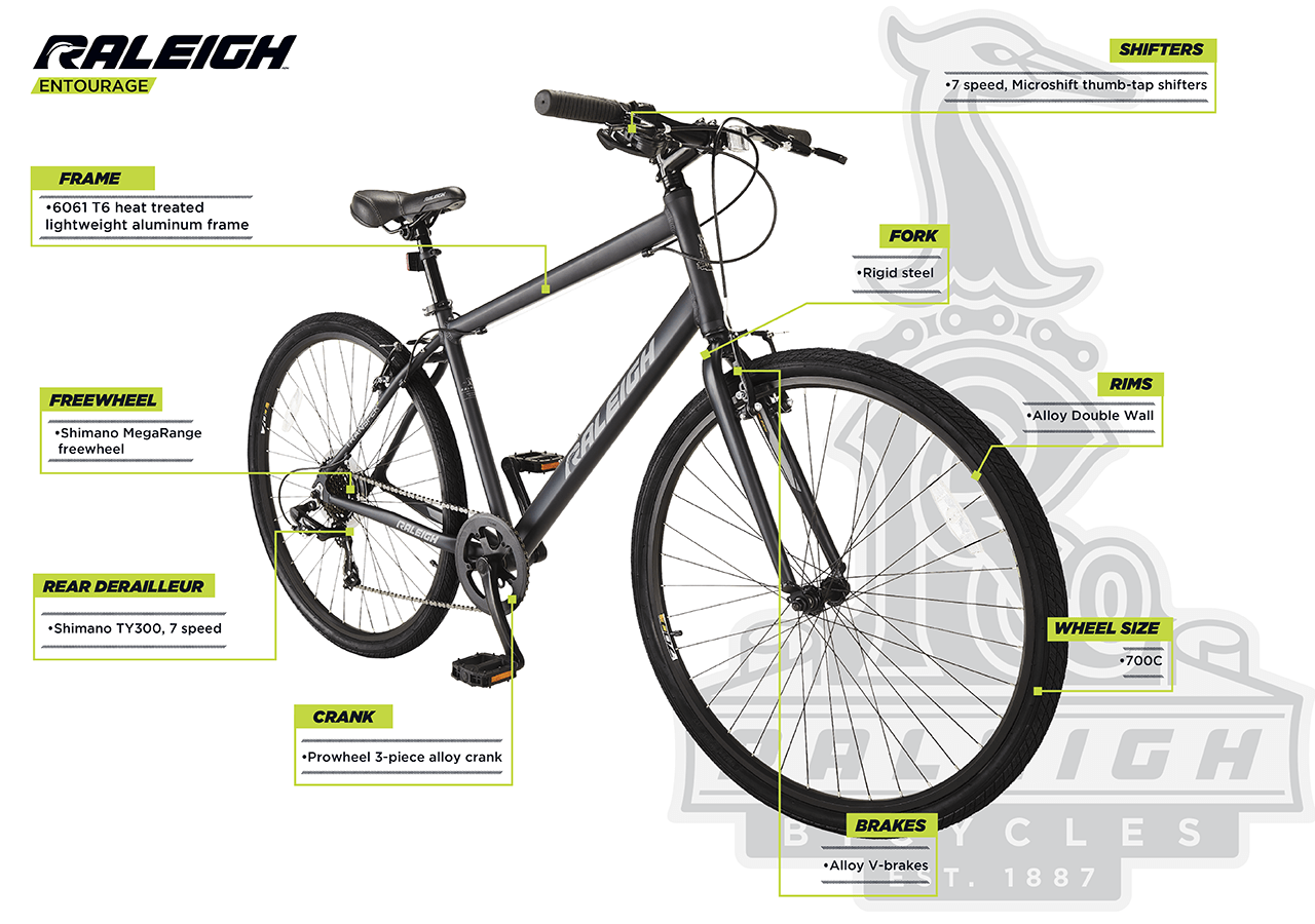Entourage - Men's City Bike (700C) - infographic 