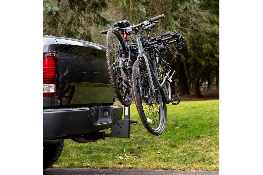 Raleigh 4 Dual Arm Hitch Mounted Hanging Bike Carrier, 4-Bikes